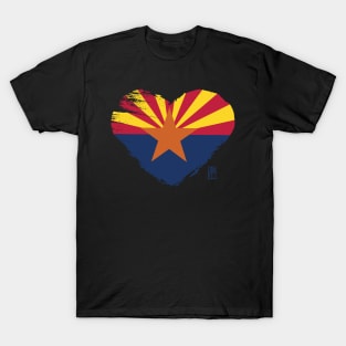 U.S. State - I Love Arizona - Arizona Flag T-Shirt